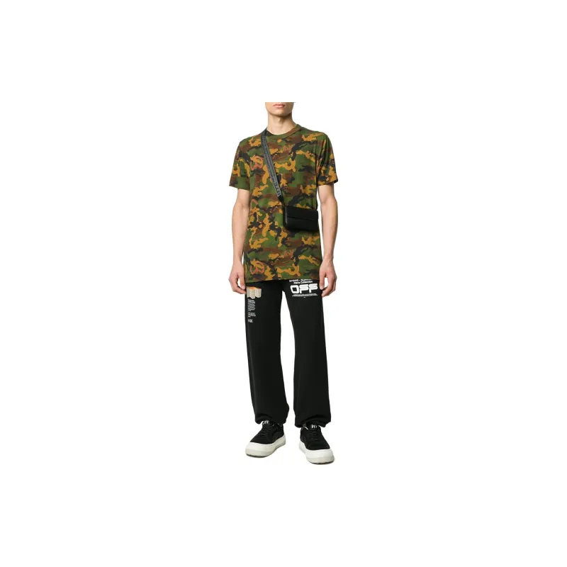 OFF WHITE T Shirts Men Camouflage-1