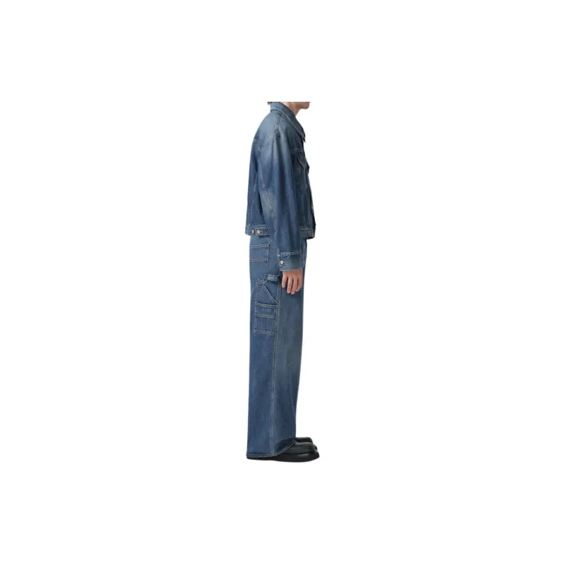 AGOLDE Denim Jackets Men Blue-3