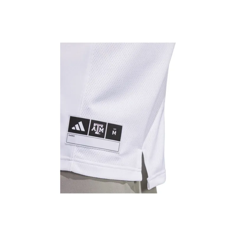 Adidas Free Shipping With AdiClub Texas A&M Football Off-Field Away Jersey-5