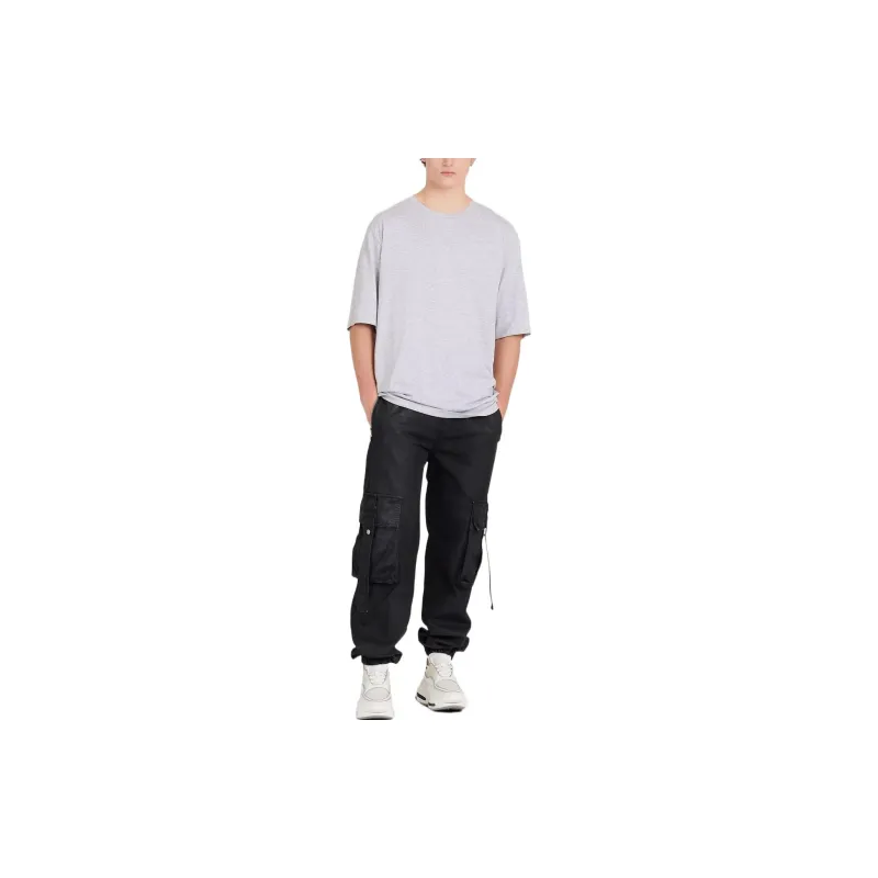 BALMAIN T-Shirts Men Gray-2