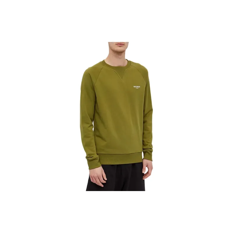 BALMAIN Sweatshirts Men Green-3