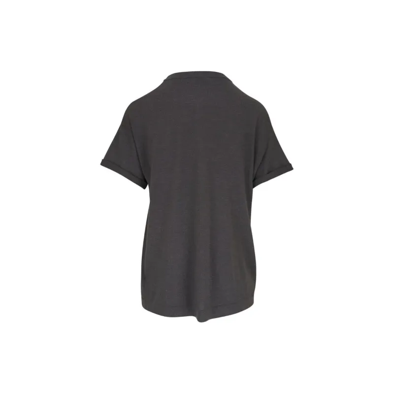 Brunello Cucinelli Rolled trim Knitted Top-1