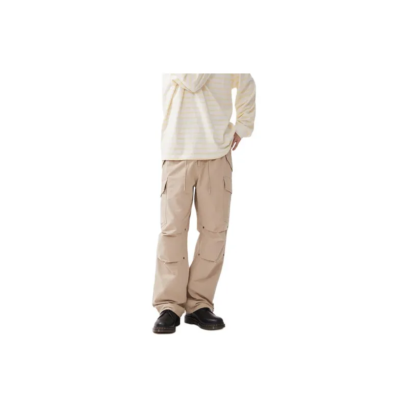 COVERNAT SS24 Casual Pants Unisex Beige-2