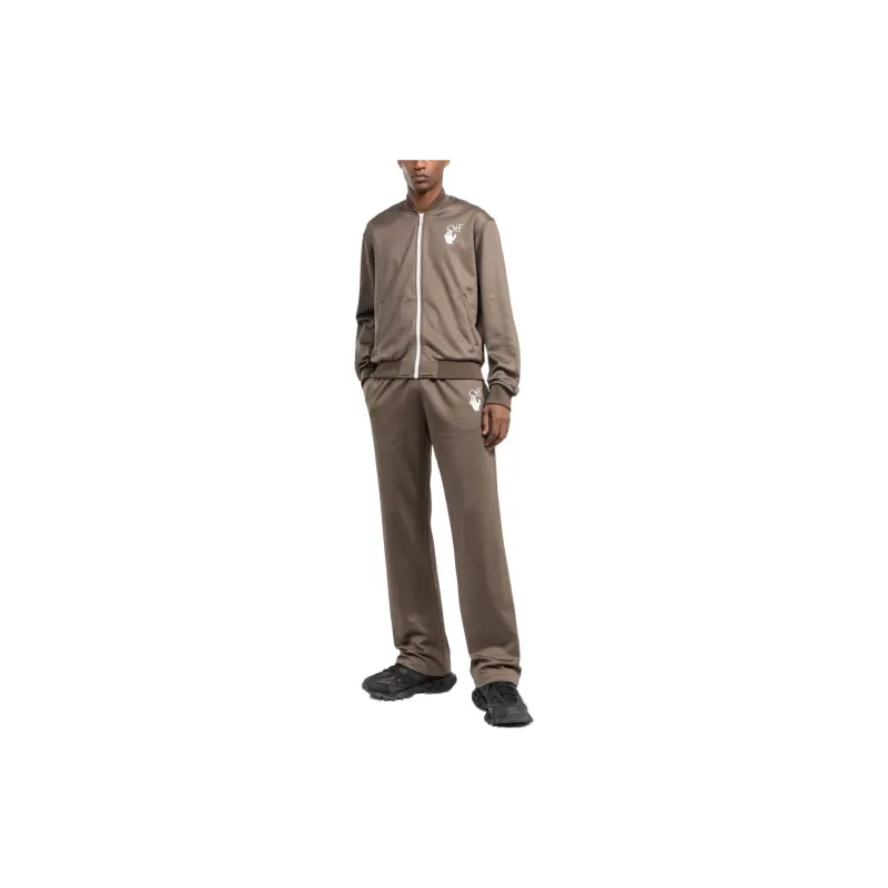 OFF-WHITE Jackets Coats Men's Coffee-2