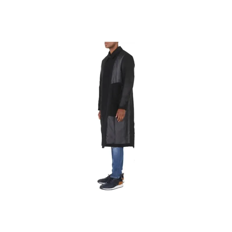 Burberry Coats Men Black-4