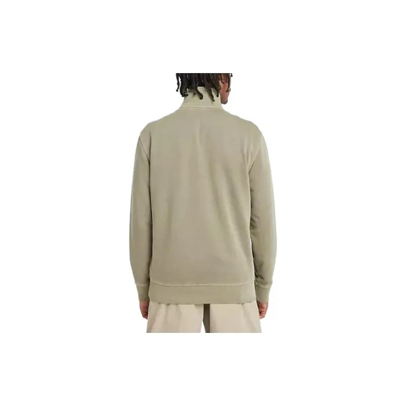 Timberland Garment Dye Quarter-Zip Sweatshirt Sweatshirt Men's Kassel Earthy-2