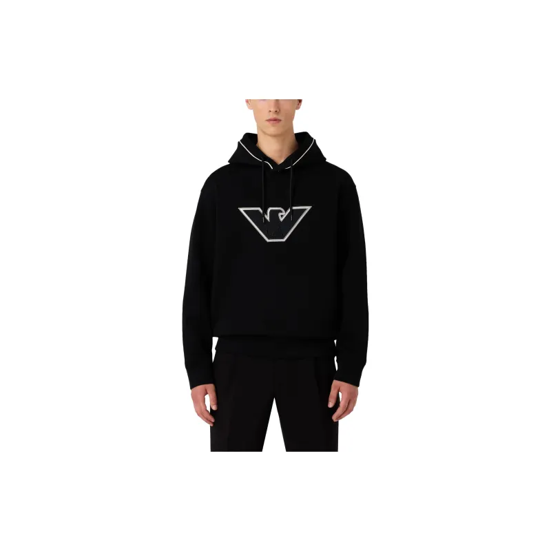 EMPORIO ARMANI FW23 Sweatshirt Men's Black-2