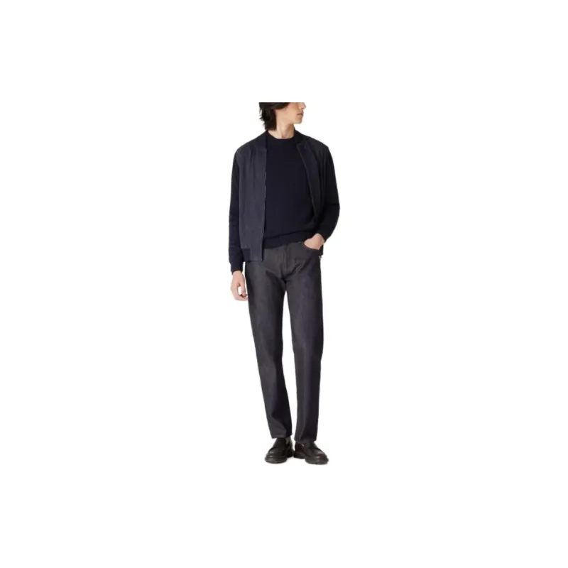 Loro Piana Ivy Bomber Jacket Jackets & Coats Men's Marine Blue-2