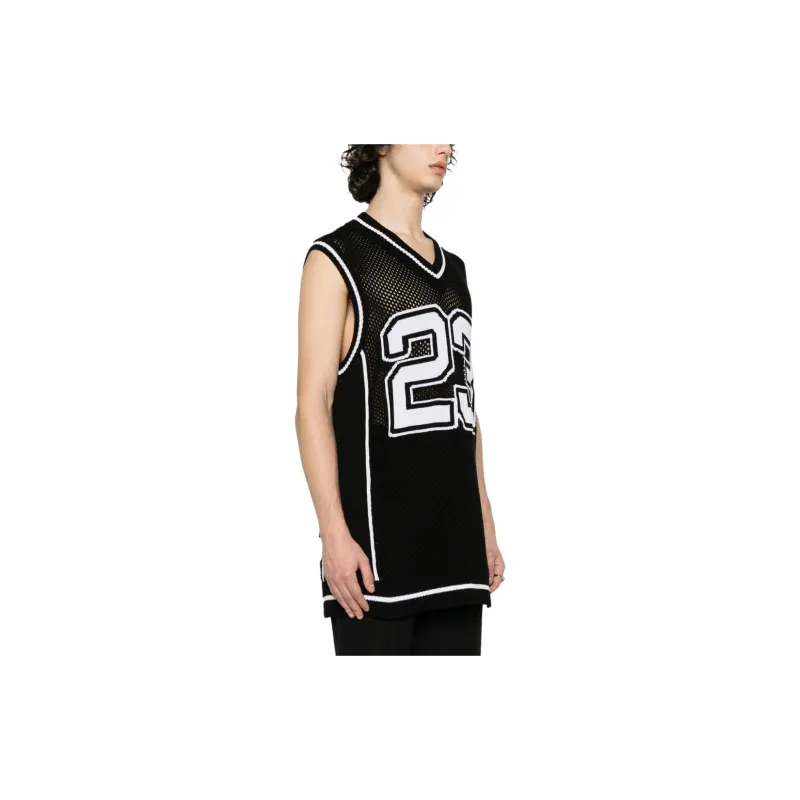 OFF WHITE Vest, Regular Fit Men's Black-3