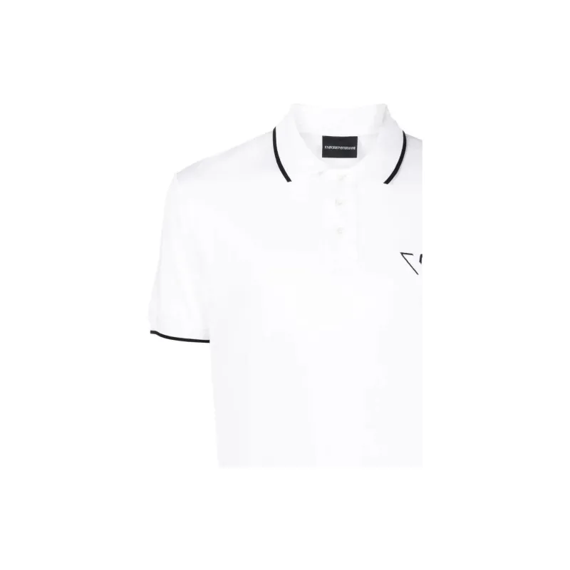EMPORIO ARMANI Polo Shirts Men White-4