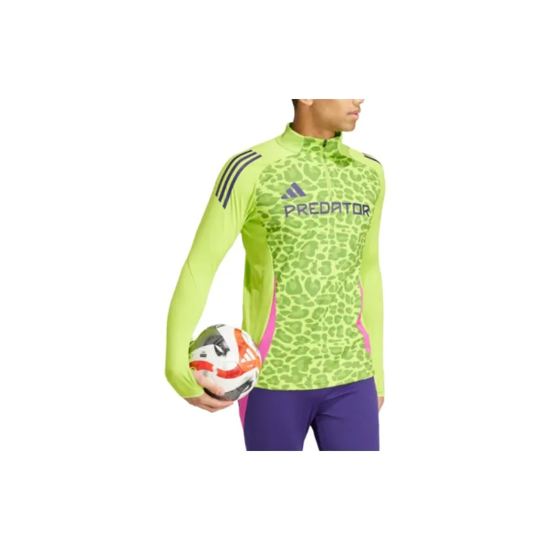 Adidas GENERATION PREDATOR TRAINING TOP Soccer Jerseys Men's Half Sun Mucus Color / Half Awake Purple-Red Color-2