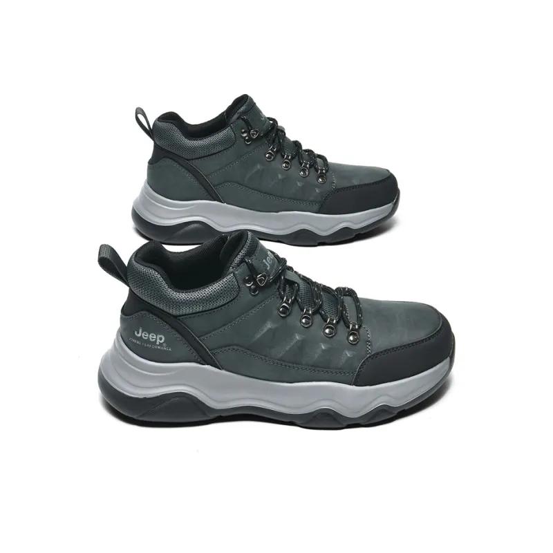 Jeep Wear-Resistant Coverage Low-Top Hiking Shoes Men's-8