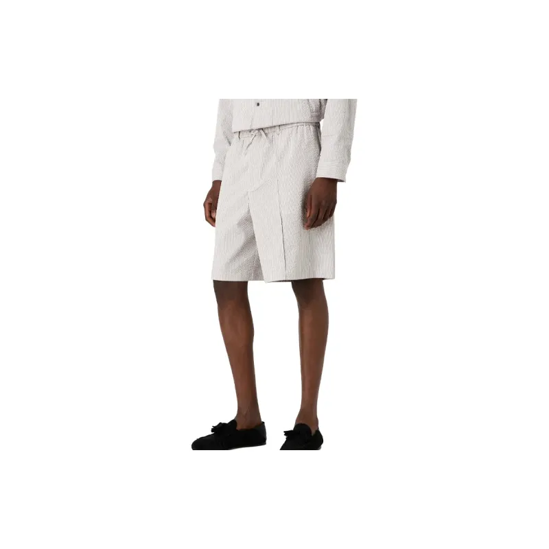 EMPORIO ARMANI SS24 Casual Shorts Men's Beige Yellow-3