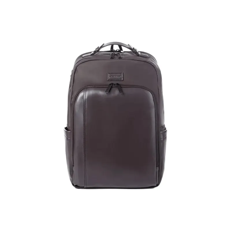 SAMSONITE Nylon Spell PU Backpack Men's Brown-0