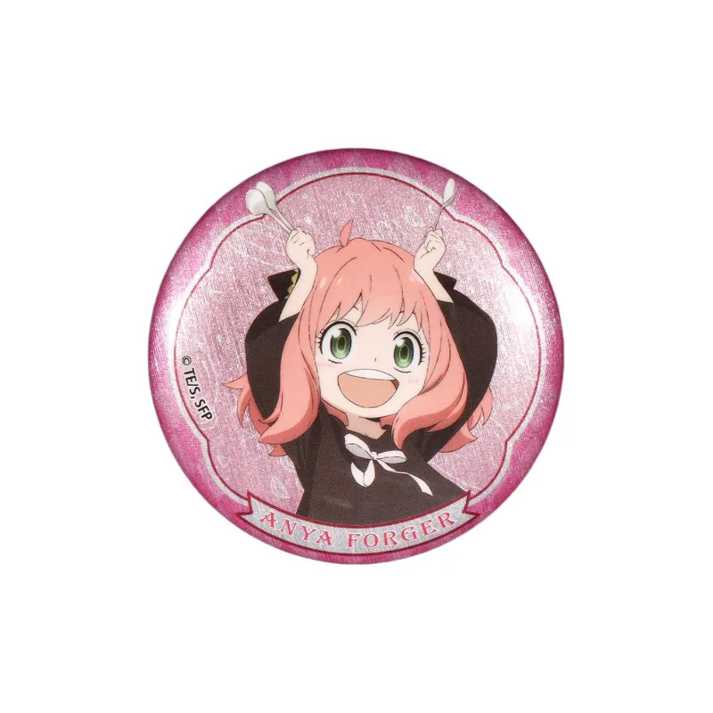 BOOM COMIC SPY X FAMILY Silver Threaded Home Anya Lloyd Yorokun Official Store Badges-1