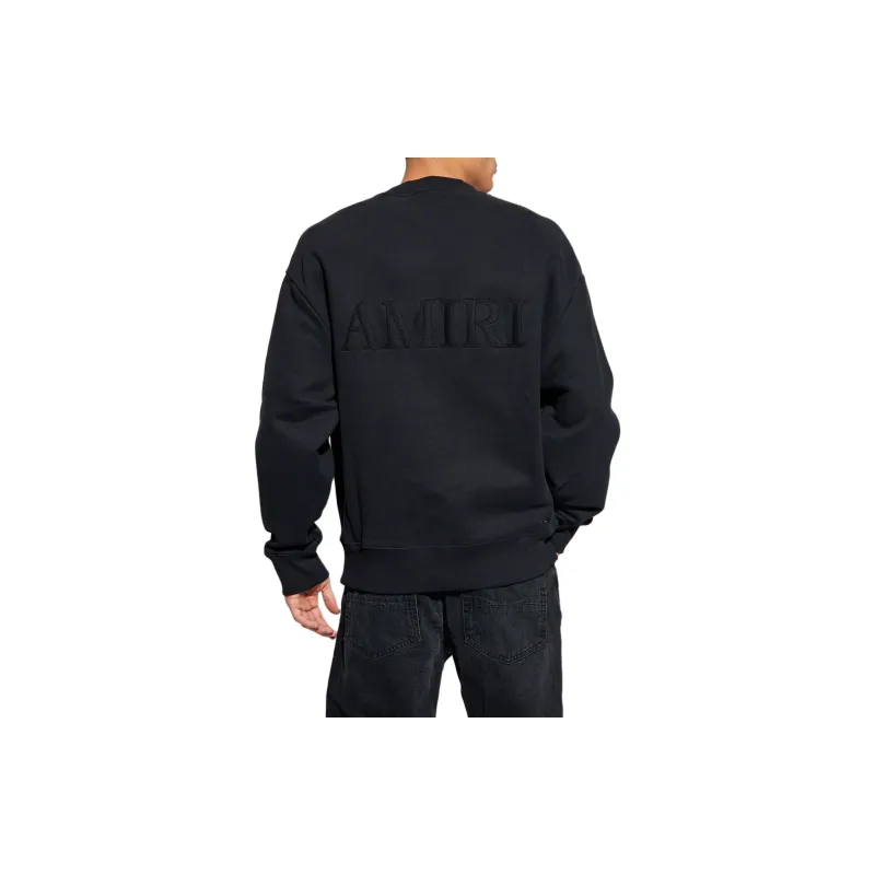 AMIRI Logo Embroidered Crewneck Sweatshirt-2