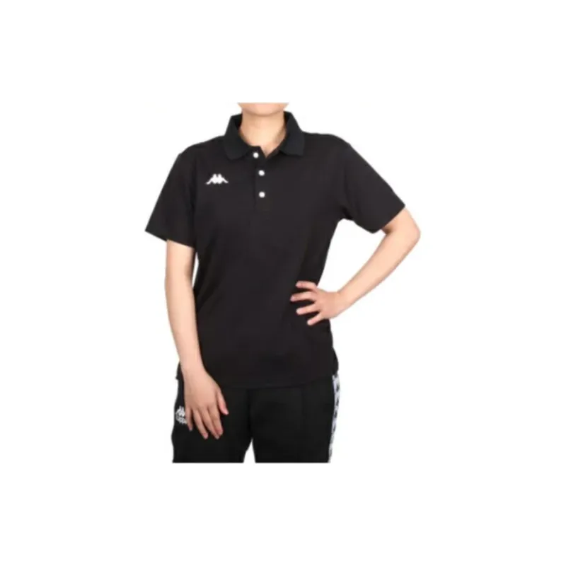 Kappa Polo Shirts Unisex Black-1