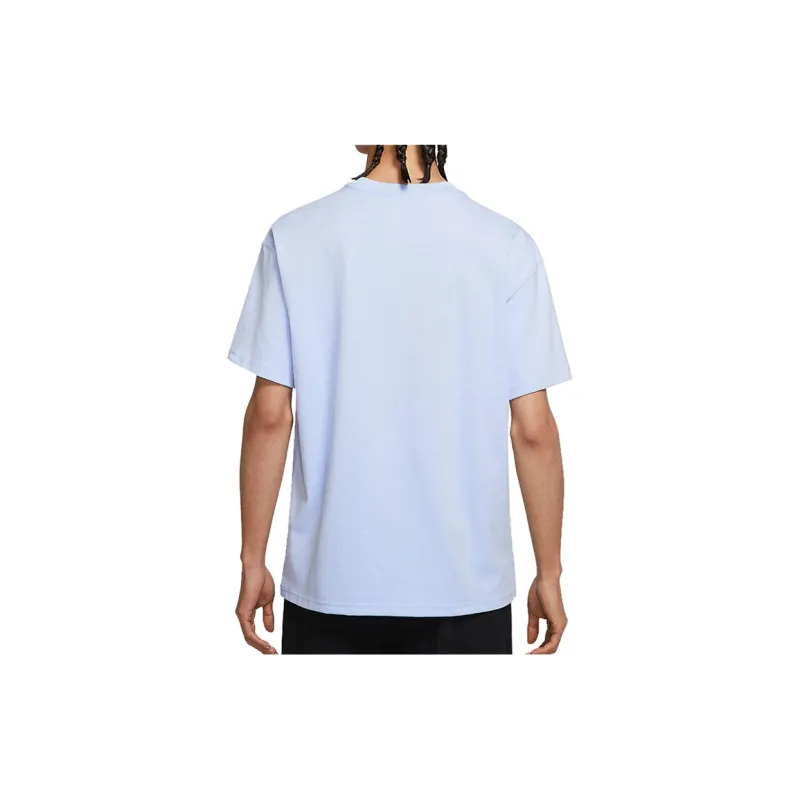 Nike T Shirts Men Light Blue-3