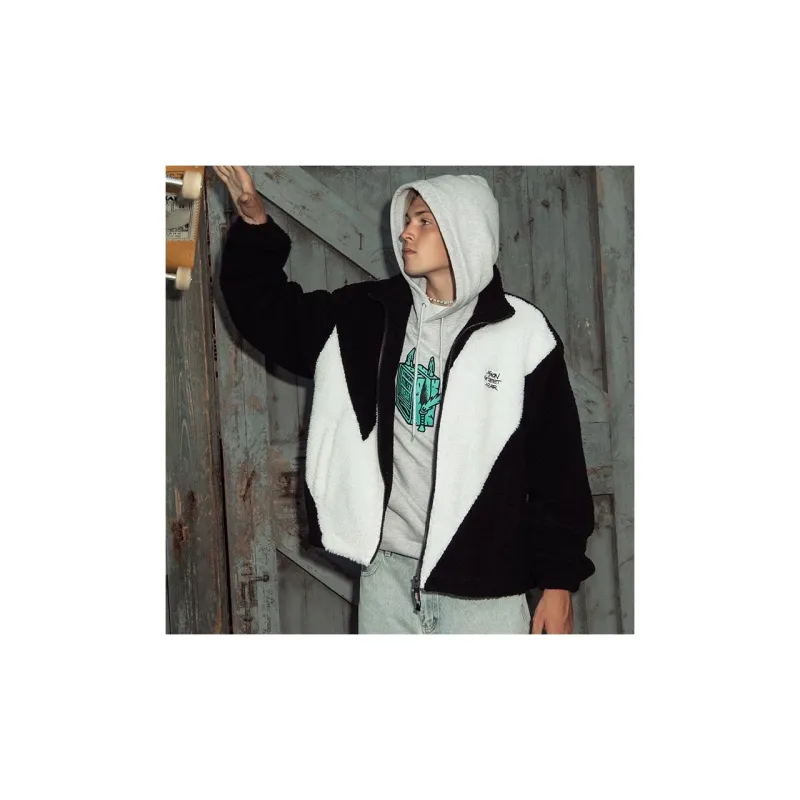 Vision Street Wear Big V Series Jacket Unisex Black-5