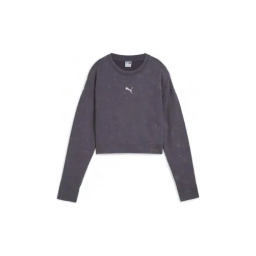 PUMA Women's Basic Series Sweatshirts Women's Galaxy Gray