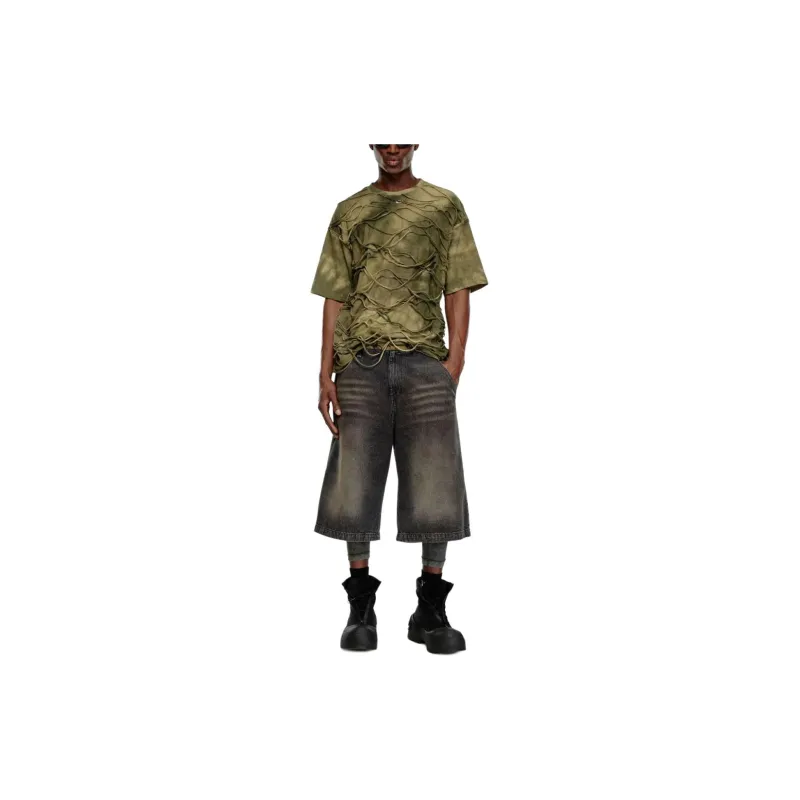 DIESEL T Boxket Floating Strands Tie Dyed T Shirt-1