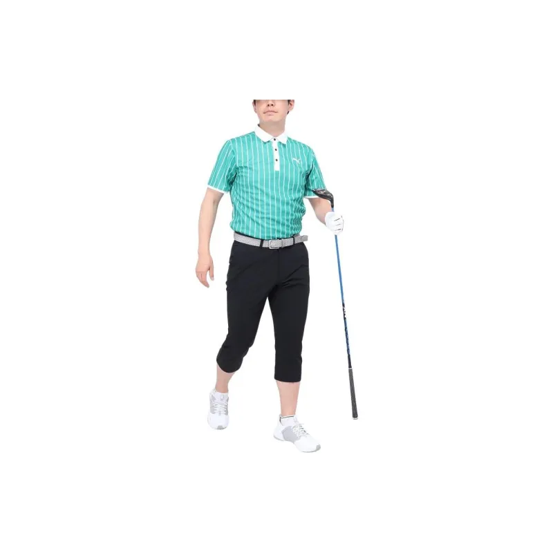 PUMA Polo Shirt Men's Mint Green-2