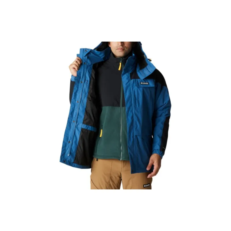 Columbia Windbreaker Jackets Men Dark Blue-1