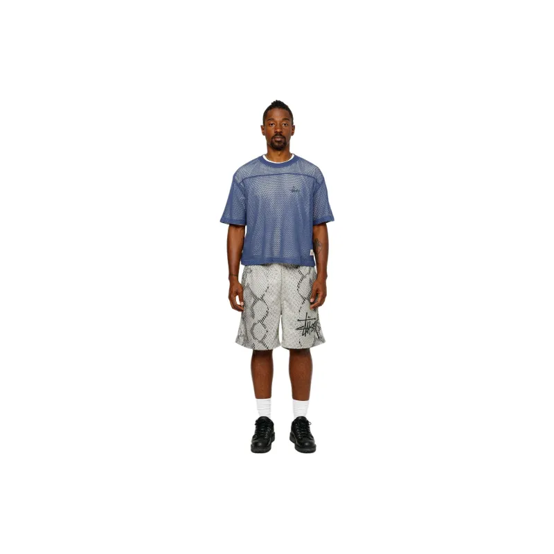 Stussy Basic Snake Mesh Short-2