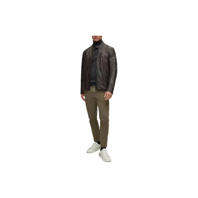 HUGO BOSS Slim Fit Roll Neck Jumper-1