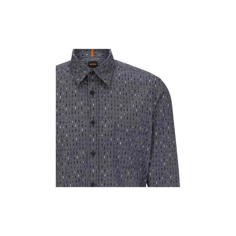 HUGO BOSS Shirts Men Dark Gray-4
