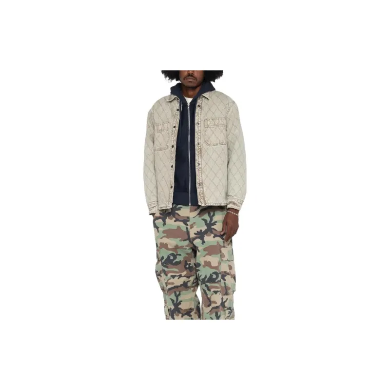 Stussy Quilted Denim Shirt-7