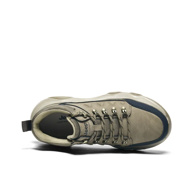 Jeep Wear-Resistant Coverage Low-Top Hiking Shoes Men's-3