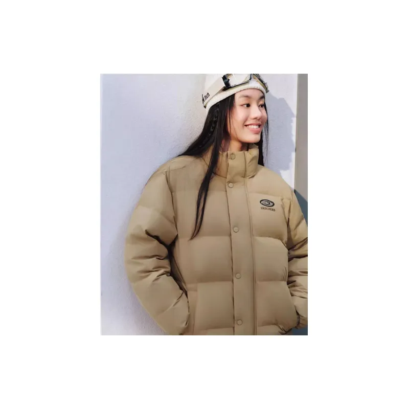 Skechers Sports Life Collection Down Jacket Unisex Kelp Umber-2