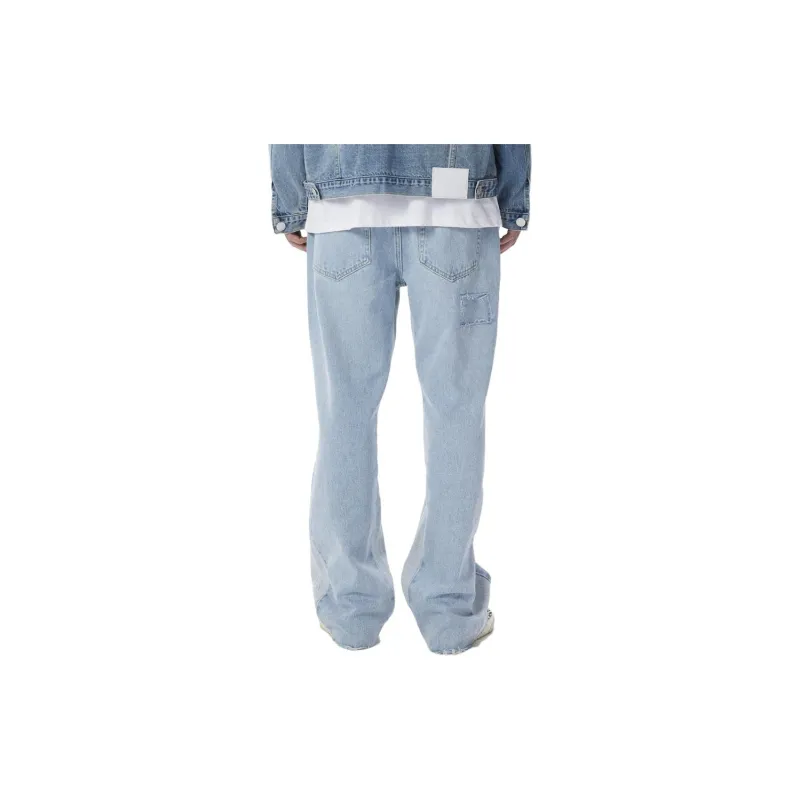WAITINGWAVE Jeans Men's Light Blue-3