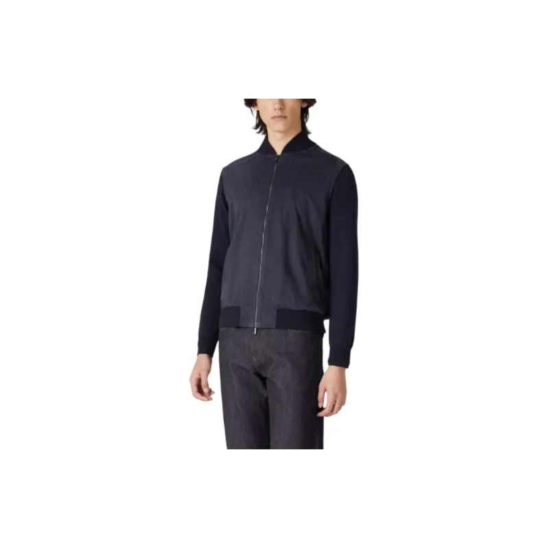 Loro Piana Ivy Bomber Jacket Jackets & Coats Men's Marine Blue-4