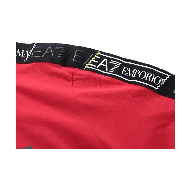 EMPORIO ARMANI EA7 SS23 Polo Shirt Men's Red-5
