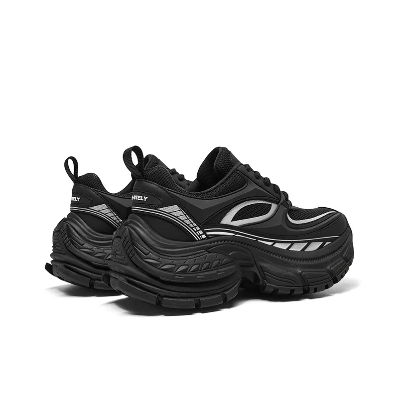 CHERYKALLY Anti-Slip Wear-Resistant Low-Top Chunky Sneakers Women's-2