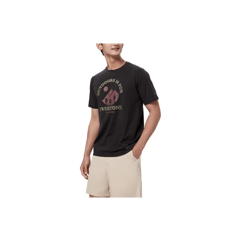 Columbia T Shirts Men Black-4