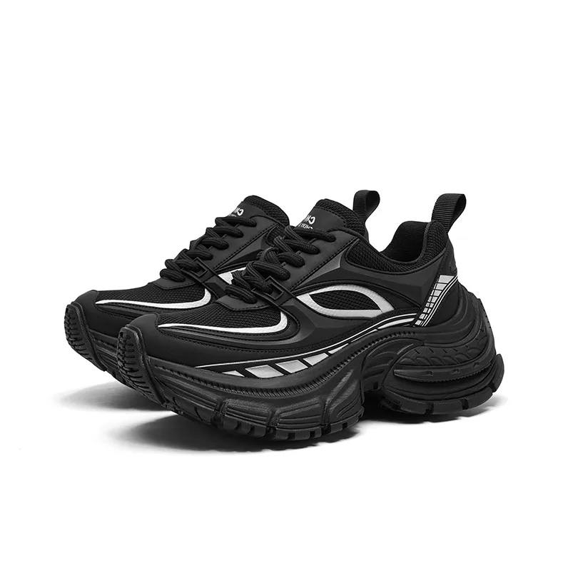 CHERYKALLY Anti-Slip Wear-Resistant Low-Top Chunky Sneakers Women's-1