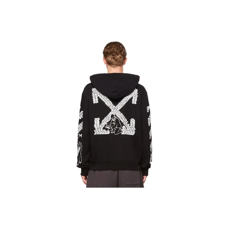 OFF WHITE Brick Arrows Hoodie-3