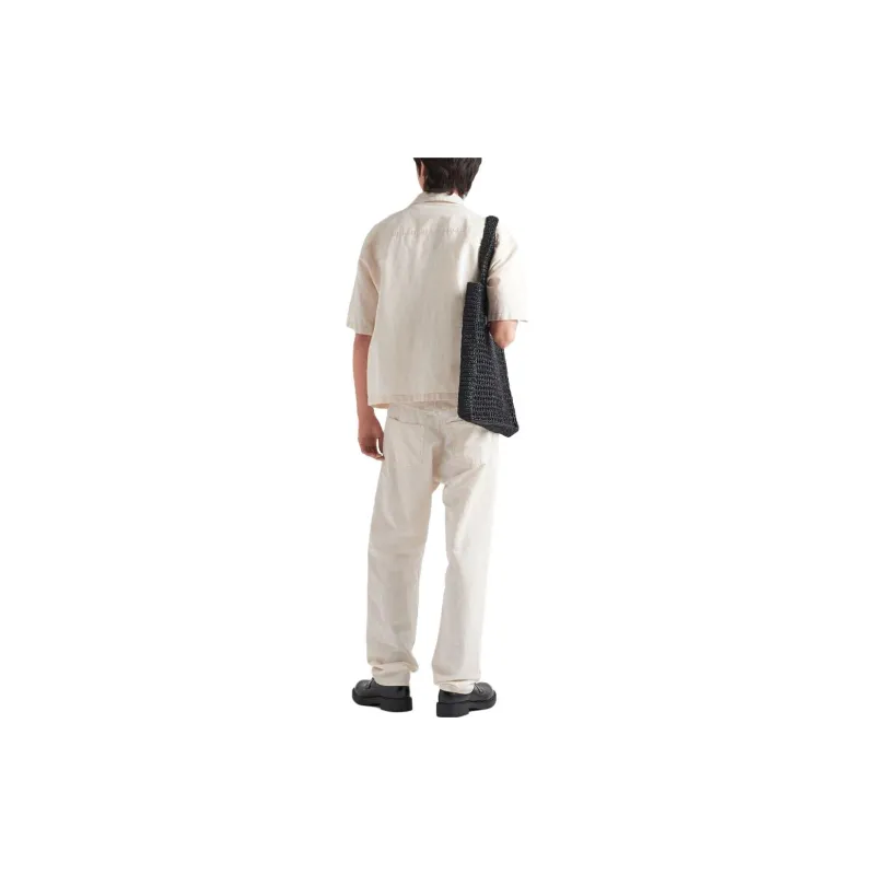 PRADA Shirts Men Beige-2