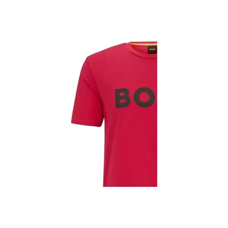 HUGO BOSS T Shirts Men Red-4