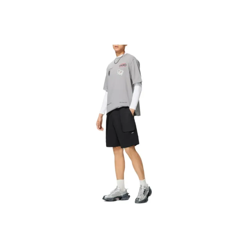 LiNing Badfive Casual Shorts Men's Black-2