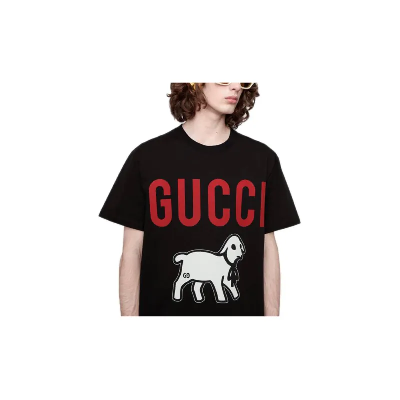 GUCCI T Shirts Men Black-2