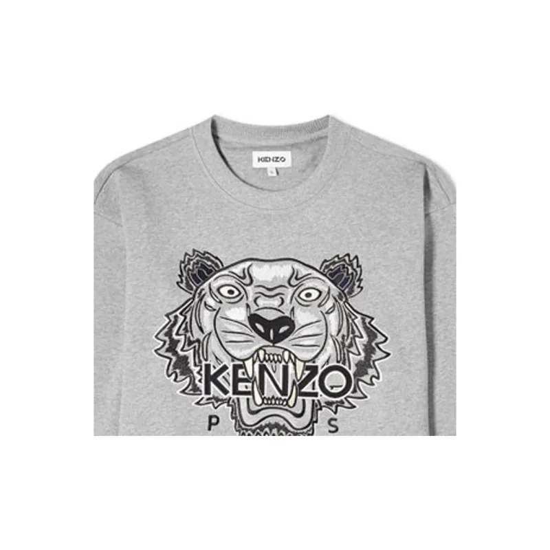 KENZO Sweatshirts Men Gray-4