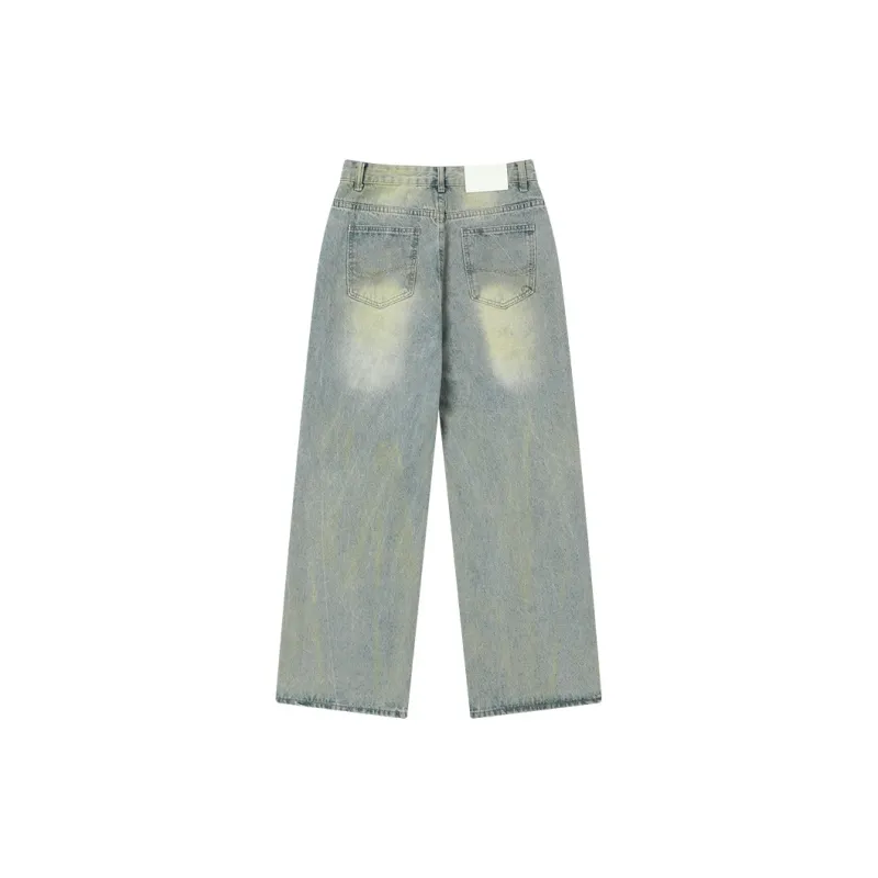 JUNGLE TIGER Jeans Unisex Distressed Color-1
