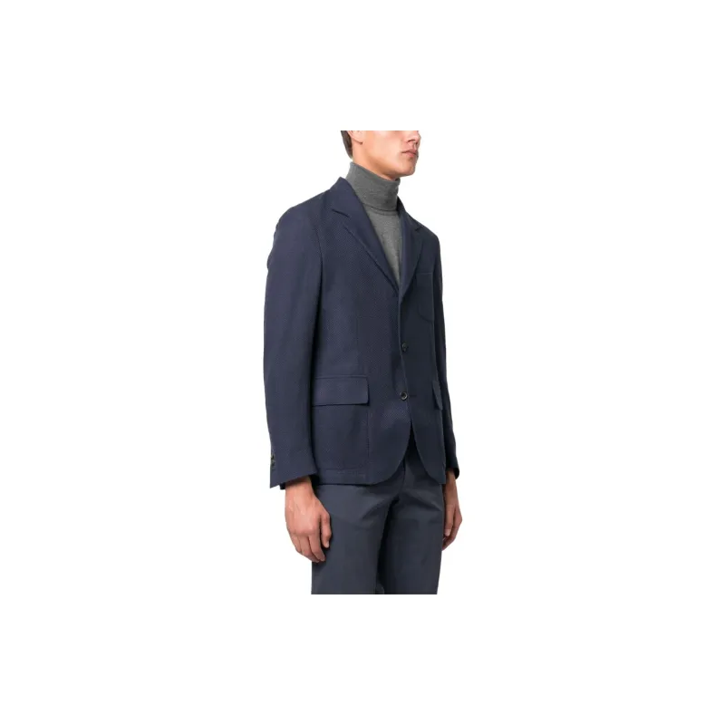 Corneliani Single breasted Knitted Blazer-3
