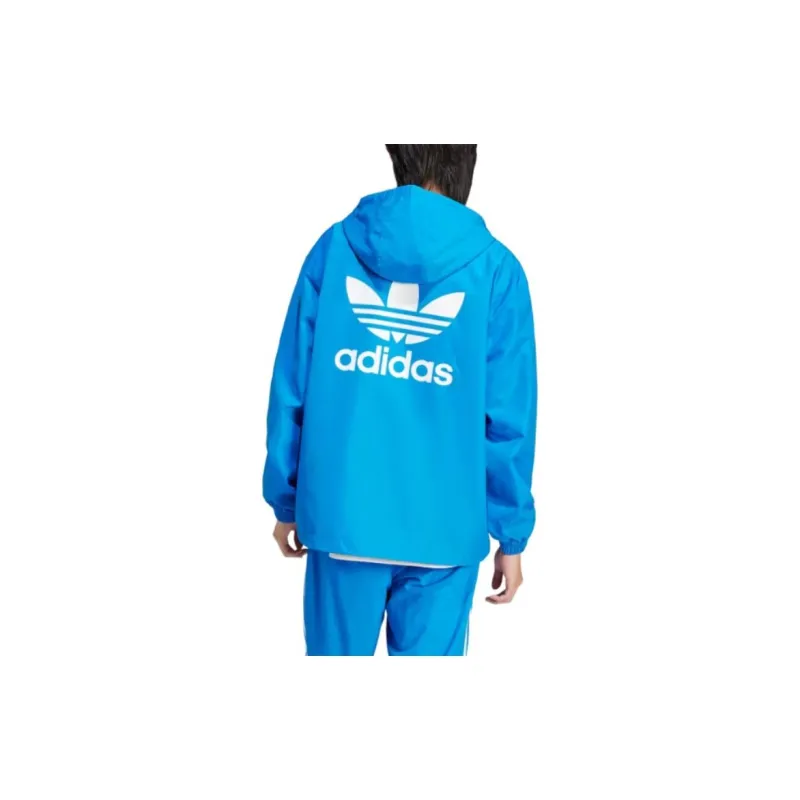 Adidas Originals Adicolor Trefoil Windbreaker Jackets & Coats Men's Blue-3