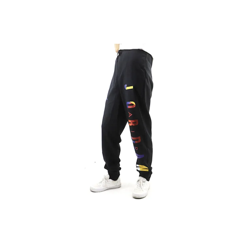 Jordan Knitted Sports Pants Men's Black-4