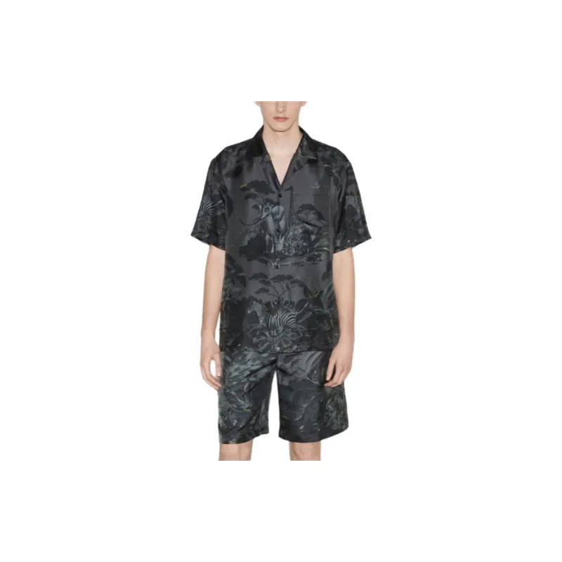 GUCCI Flora And Fauna-print Silk Shirt-2